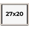 PosterPalooza | Minimalist Shadow Box Silver Picture Frame - UV Acrylic, Backing Board, Hanging Hardware - 2 of 4