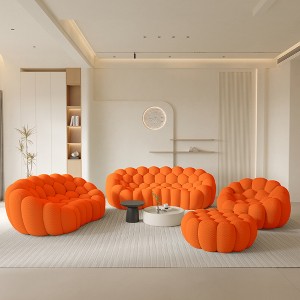 WJSHome Bubble Sofa Curved Couch Set, Breathable Mesh Fabric Bean Bag Sofa ( 1 Seater, 2 Seater, 3 Seater, Ottoman) - 1 of 4