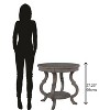 Hekman Round Lamp Table With Shaped Legs 23506 Lincoln Park - 2 of 2