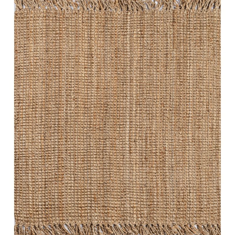 Para Hand Woven Chunky Jute with Fringe Area Rug - JONATHAN Y, 3 of 11