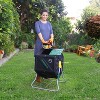 Miracle-Gro D.F. Omer DFSC105 105 Liter 28 Gallon Bin Spinning Tumbling Aeration Garden Waste Soil Composter with 3 Piece Hand Tool Kit, Black - image 4 of 4