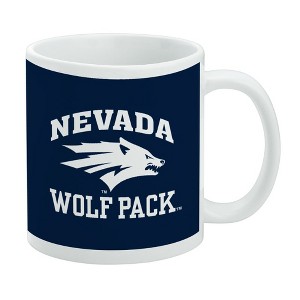 University of Nevada Reno Wolf Pack Ceramic Coffee Mug Novelty Gift Mugs for Coffee Tea and Hot Drinks 11oz White - 1 of 4