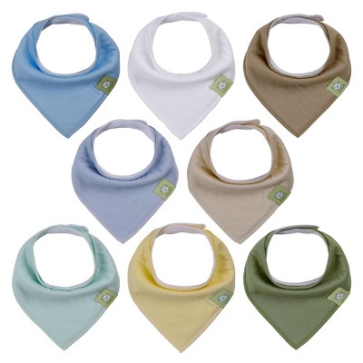 Keababies 8pk Organic Baby Bandana Drool Bibs, Stylish, Super Absorbent ...