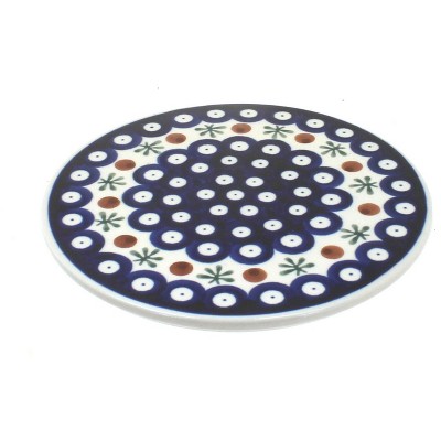 Blue Rose Polish Pottery 1012 Zaklady Trivet