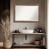 Amanti Art Pia Medium Brown Beveled Framed Bathroom Vanity Wall Mirror - 4 of 4