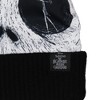 Disney Nightmare Before Christmas Beanie Jack Skellington Sublimated Face Pom Knit Beanie Hat Cap Black - 4 of 4