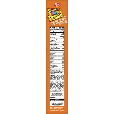 Post Halloween Fruity Pebbles Breakfast Cereal - 18.5oz