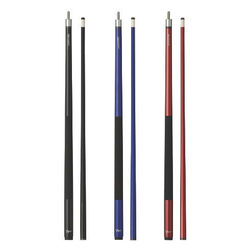 Viper Graphstrike Cue Black, Viper Graphstrike Cue Blue, and Viper Graphstrike Cue Red - image 1 of 4