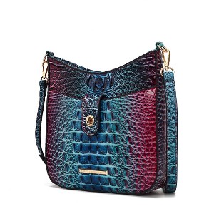 MKF Collection Giovana Gradient Rainbow Faux Women’s Crossbody Bag by Mia K - 1 of 4