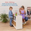 ECR4Kids 2-Shelf Mobile Island Storage Cabinet, 1 - 4 of 4