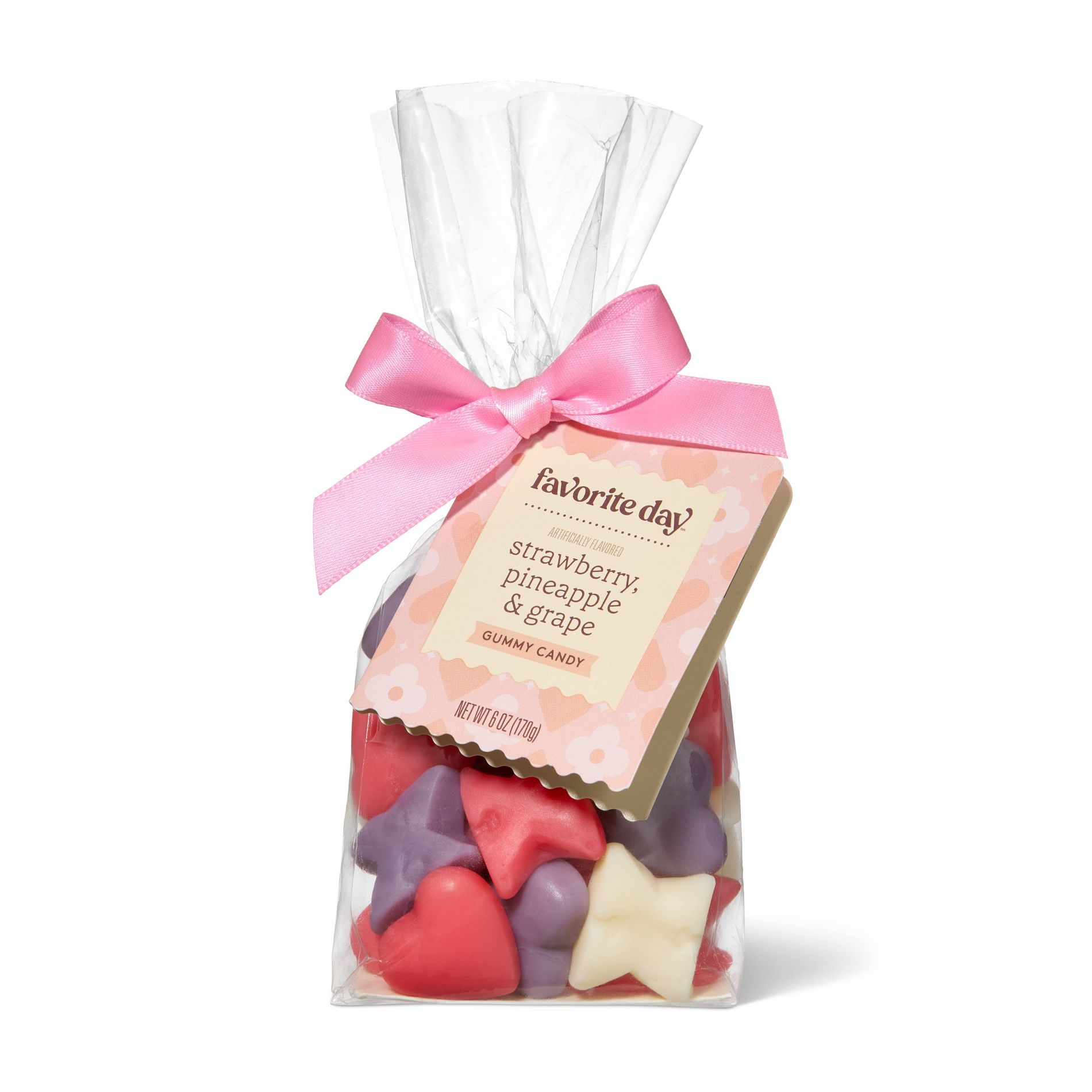 Valentine's Xs and Hearts Shaped Gummies Candy - 6oz - Favorite Day™