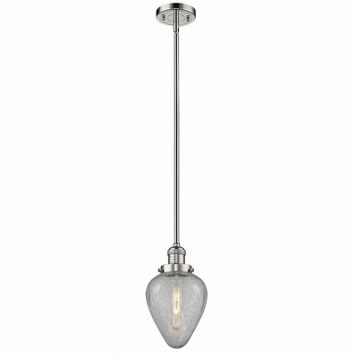 Geneseo - 1 Light Stem Hung Mini Pendant In Industrial Style-8.5 Inches Tall and 6.5 Inches Wide