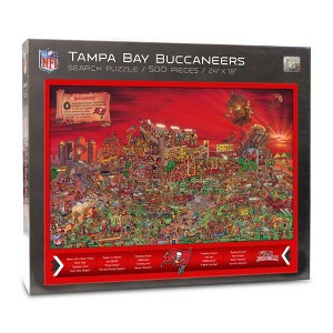 NFL Tampa Bay Buccaneers Joe Journeyman Seek and Find Puzzle - 500pc - 1 of 4
