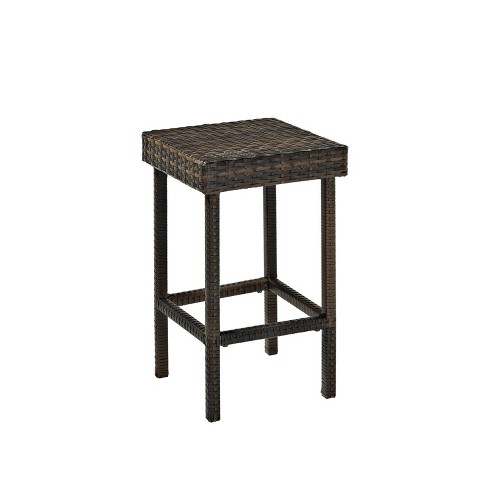 Outdoor wicker counter online height stools