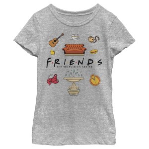 Girl's Friends Favorite Moment Icons T-Shirt - 1 of 4