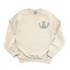 Simply Sage Market Women's Graphic Sweatshirt Lucky Horseshoes Front and Back - 3 of 4