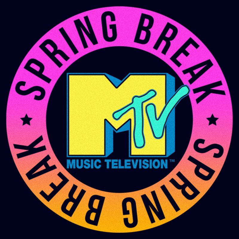 Men's MTV Spring Break Circle T-Shirt, 2 of 6