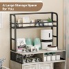 Acekool Cat Litter Cabinet - Hidden Box Enclosure with Storage Shelves, Grey - 3 of 4
