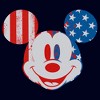 Men's Mickey & Friends American Flag Retro Mouse T-Shirt - 2 of 4