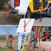 Utility Farm Jack, 3 Ton Capacity Ratcheting Off Road for Tractor, Truck, SUV, Lift Height 5.12-41.14 inches - 3 of 4