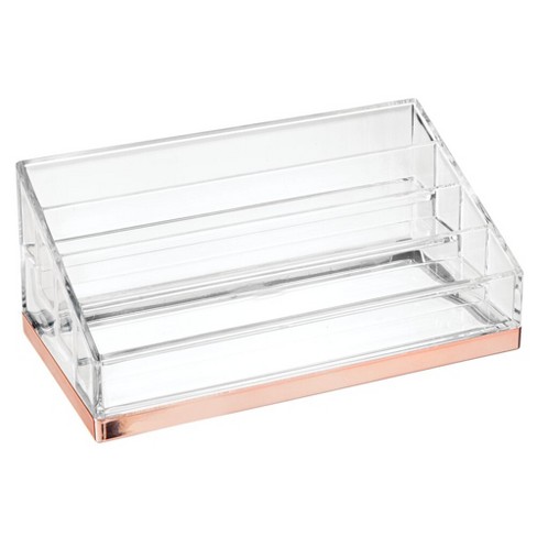 Extra Large Bathroom Plastic Tiered Cosmetic Organizer Clear - Brightroom™