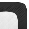 Sweet Jojo Designs Gender Neutral Unisex Baby Fitted Mini Crib Sheet Boho Stitch Black - 4 of 4
