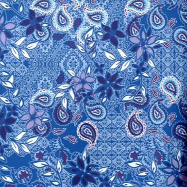 bright cobalt patchwork