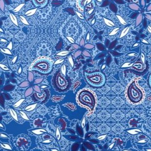 bright cobalt patchwork