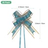 Unique Bargains Plastic Gold Edge Satin Multipurpose Ribbon Pull Bows 20 Pcs - 3 of 4