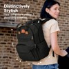 KeaBabies Diaper Bag with Changing Pad - Waterproof Baby Bag, Travel Diaper Bags, Diaper Toddler Backpack - 4 of 4