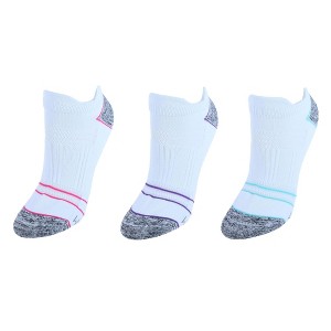 Fruit of the Loom Women's Premium Seamless No Show Tab Socks (3 Pack) - 1 of 4