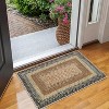 Vintage Braided Doormat, Washable Low-Pile Non-Slip Non-Shedding Small Rug for Entrance, Bedroom, Living Room, Kitchen, Farmhouse Decor - 2 of 4