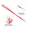 Unique Bargains Polyester Wear-resistant Lightweight ID Card Neck Lanyards with Hook 10 Pcs - 3 of 4