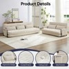 Mjkone Muti-Functional Folding Sofa Bed,Floor Sofa Bed Set,Lazy Sofa with Pillows,6 Position Adjustable Backrest - 2 of 4