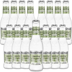 Fever Tree Sparkling Cucumber - Premium Quality Mixer - Refreshing Beverage for Cocktails & Mocktails 200ml Bottles - 1 of 4