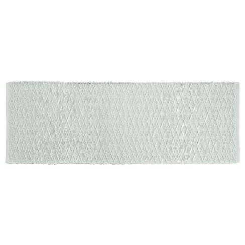 mDesign Non-Slip Microfiber Polyester Rug, 60 x 21, Heathered