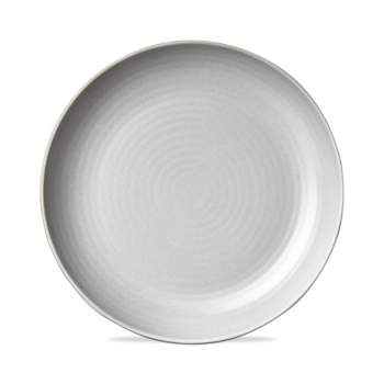 TAG Light Gray Brooklyn Melamine Plastic Dinning Dinner Plate Dishwasher Safe Indoor/Outdoor 11x11 inch Dinner Plate