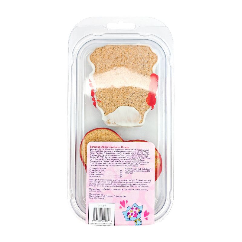 Molly&#39;s Barkery Latte + Heart All Ages Dog Treat with Apple &#38; Cinnamon Flavor - 3.95oz, 4 of 8