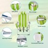 FURNIinspire Outdoor Portable Chair Adjustable Back with Storage Pockets for Comfort and Relaxation, Green Stripes, 24.8"*27.56"*38.98" - 4 of 4