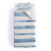 Deny Designs Kelly Haines Blue Watercolor Stripes Twin/Twin XL Duvet and Sham Set (2-3pc Set) - 2 of 4