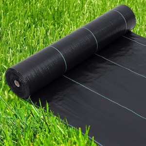 EcoSummer 4ft x 250ft 5oz Premium Weed Barrier Landscape Fabric, Heavy Duty Ground Cover for Garden & Driveway. - 1 of 4