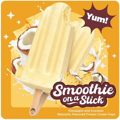 JonnyPops Pineapple and Coconut with Cream Frozen Pops - 8.25 fl oz/4ct