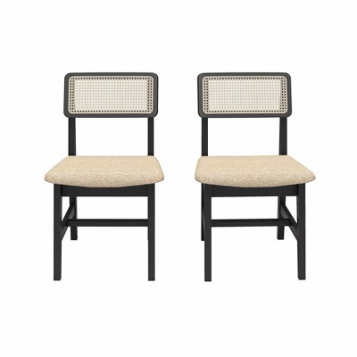 DHP Eleni Cane Dining Chairs