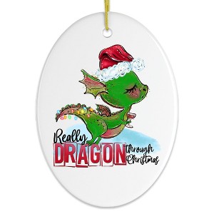 Really Dragon Through Christmas Ornament| OrnamentallyYou - 1 of 4