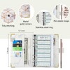 A6 Budget Binder Budget Planner Money Organiser With Zipper Bag Stickers Lightweight Portable Bookkeeping - 3 of 4