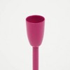Gulches Fun Fusion Pink Resin Decorative Candle Holder 1-Pack - 4 of 4