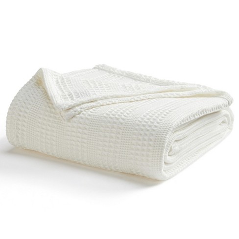 Market & Place 100% Cotton Waffle Weave Bed Blanket : Target