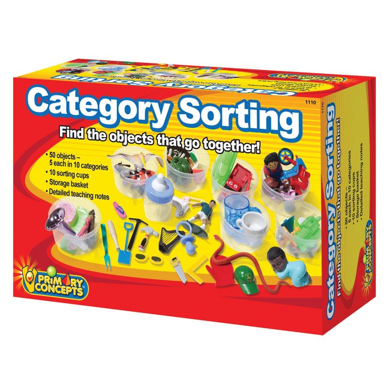 Primary Concepts Category Sorting Object Set, 3 of 4