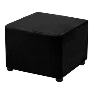 Unique Bargains Elastic Living Room Bedroom Square Foot Stool Cover - 1 of 4