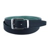 CTM Leather Matte Reversible Croc Print Clamp on Buckle Belt - 2 of 4
